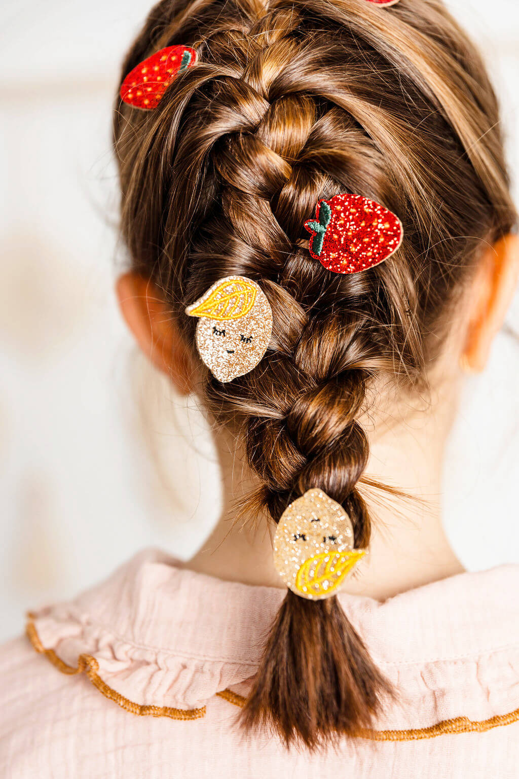 LUCIOLE ET PETIT POIS Barrette citron ma petite pointure 