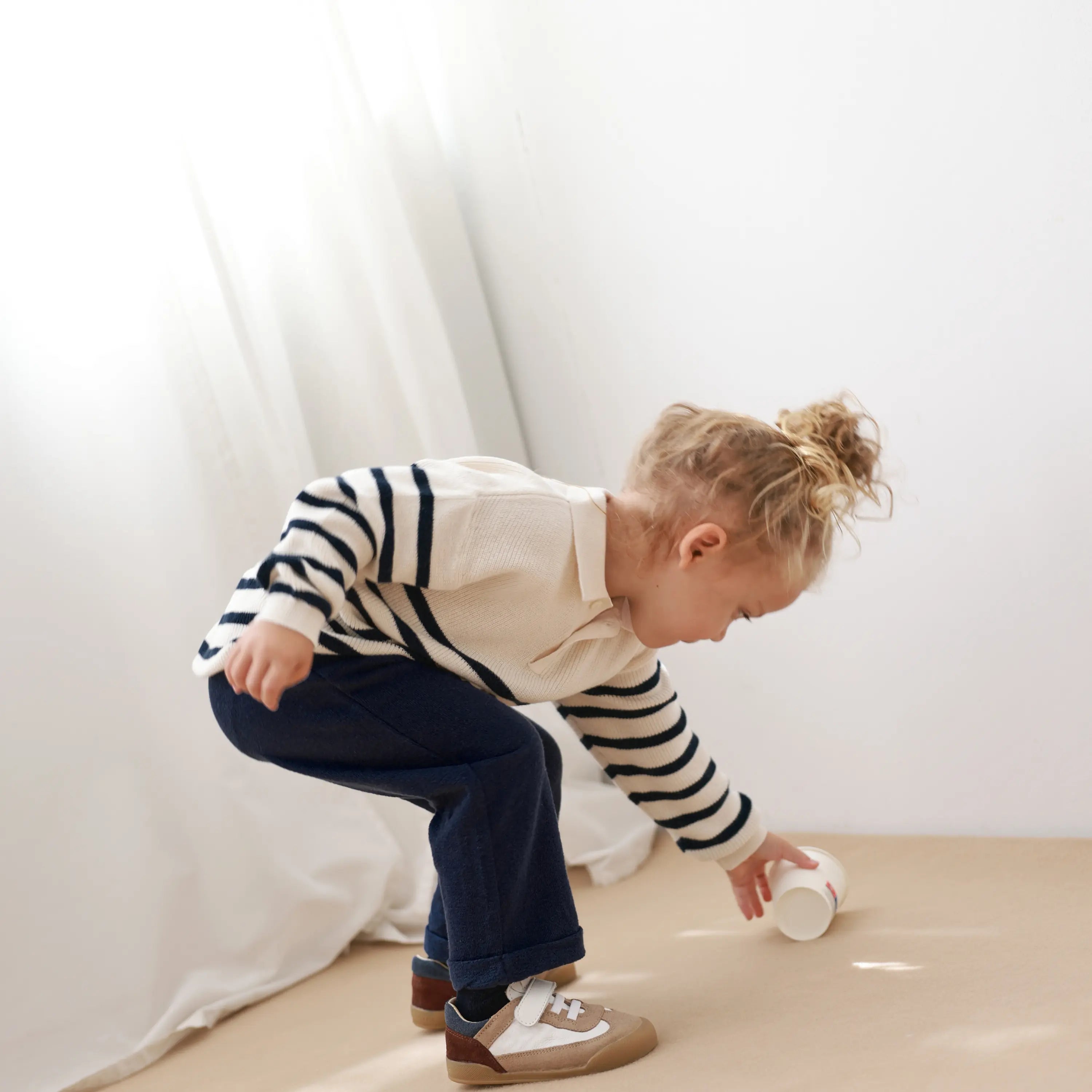 BLANDITOS Baskets Cuir Barefoot Modena Arena ma petite pointure 