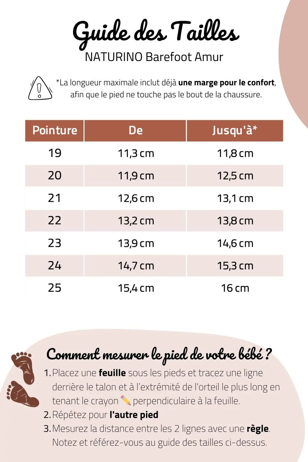 guide des tailles