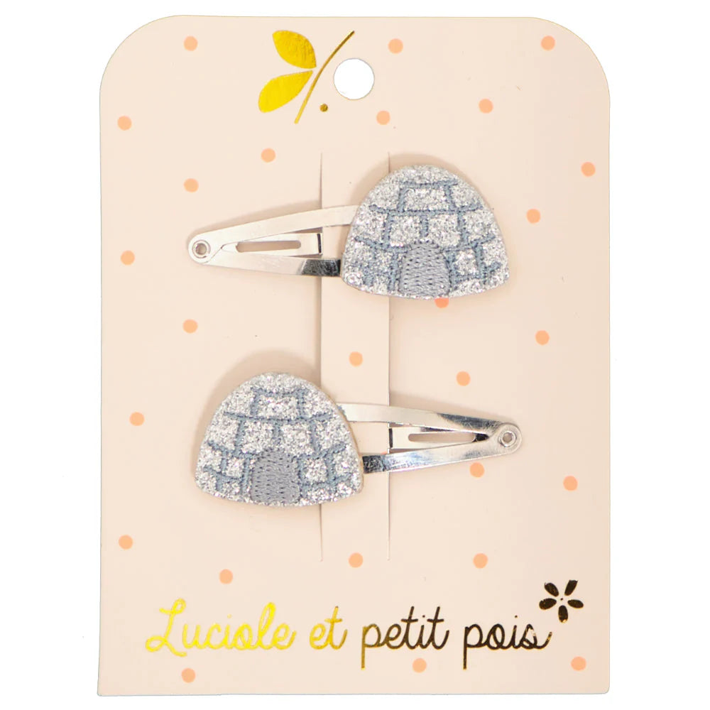 LUCIOLE ET PETIT POIS Barrettes iglou ma petite pointure 