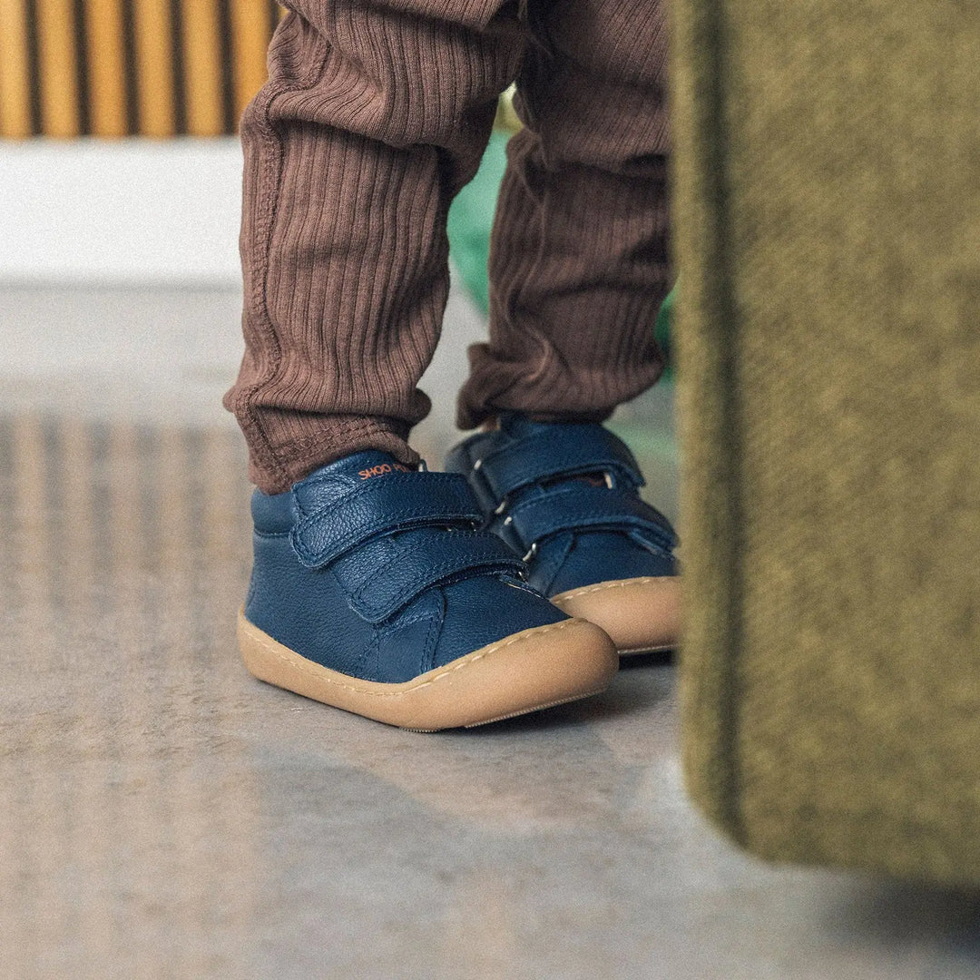 SHOO POM Bottines Barefoot Plum easy Nappa Navy ma petite pointure 