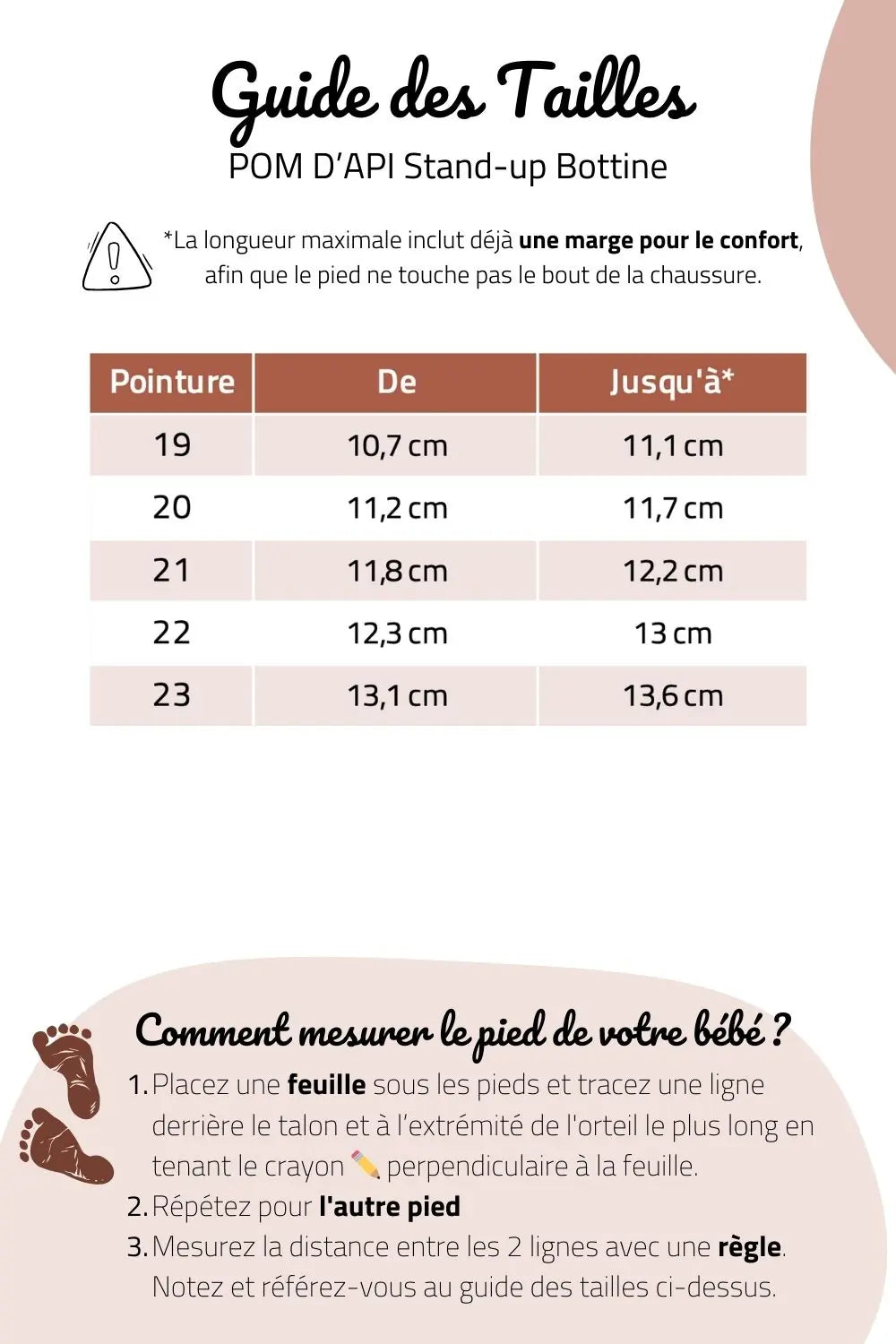 guide des tailles