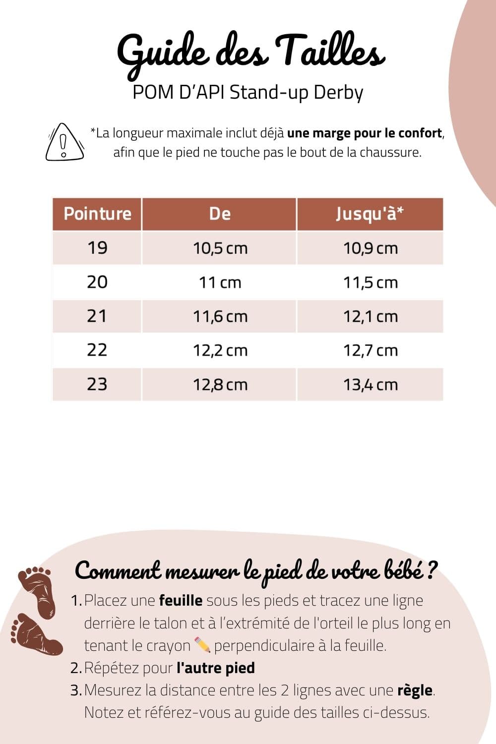 guide des tailles