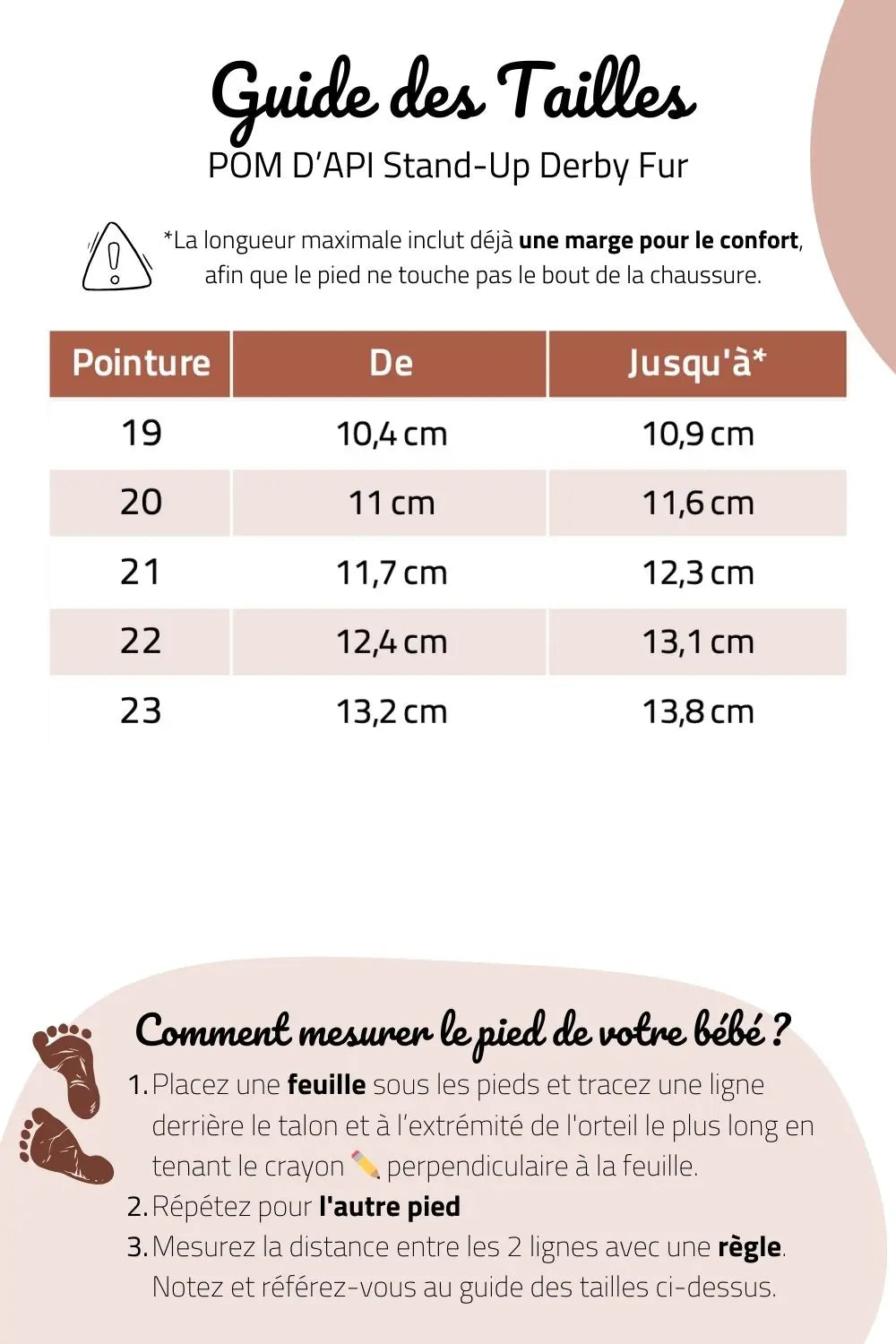 guide des tailles