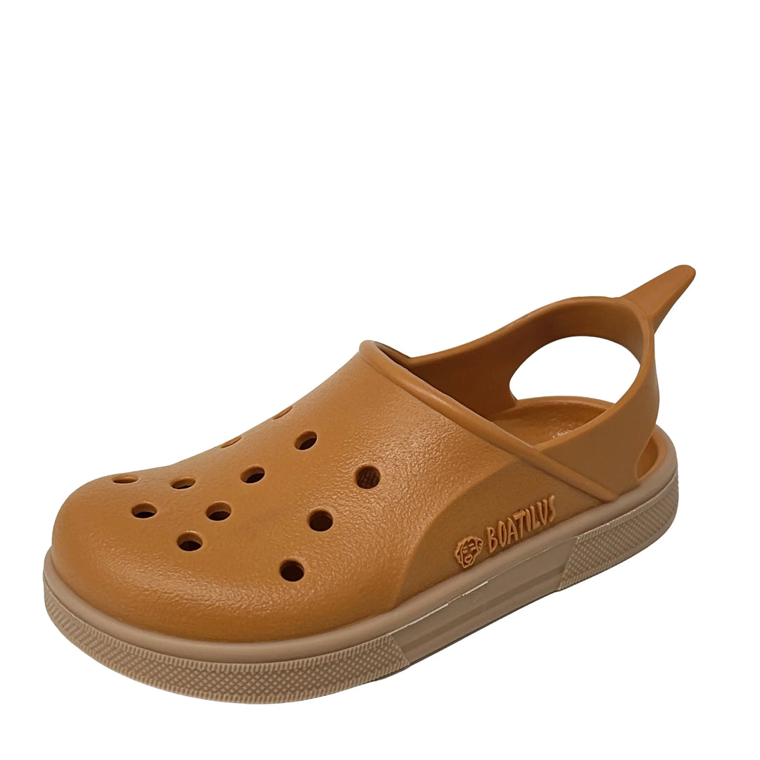 Sabots de plage barefoot Cloggy Pumpkin Beige Boatilus