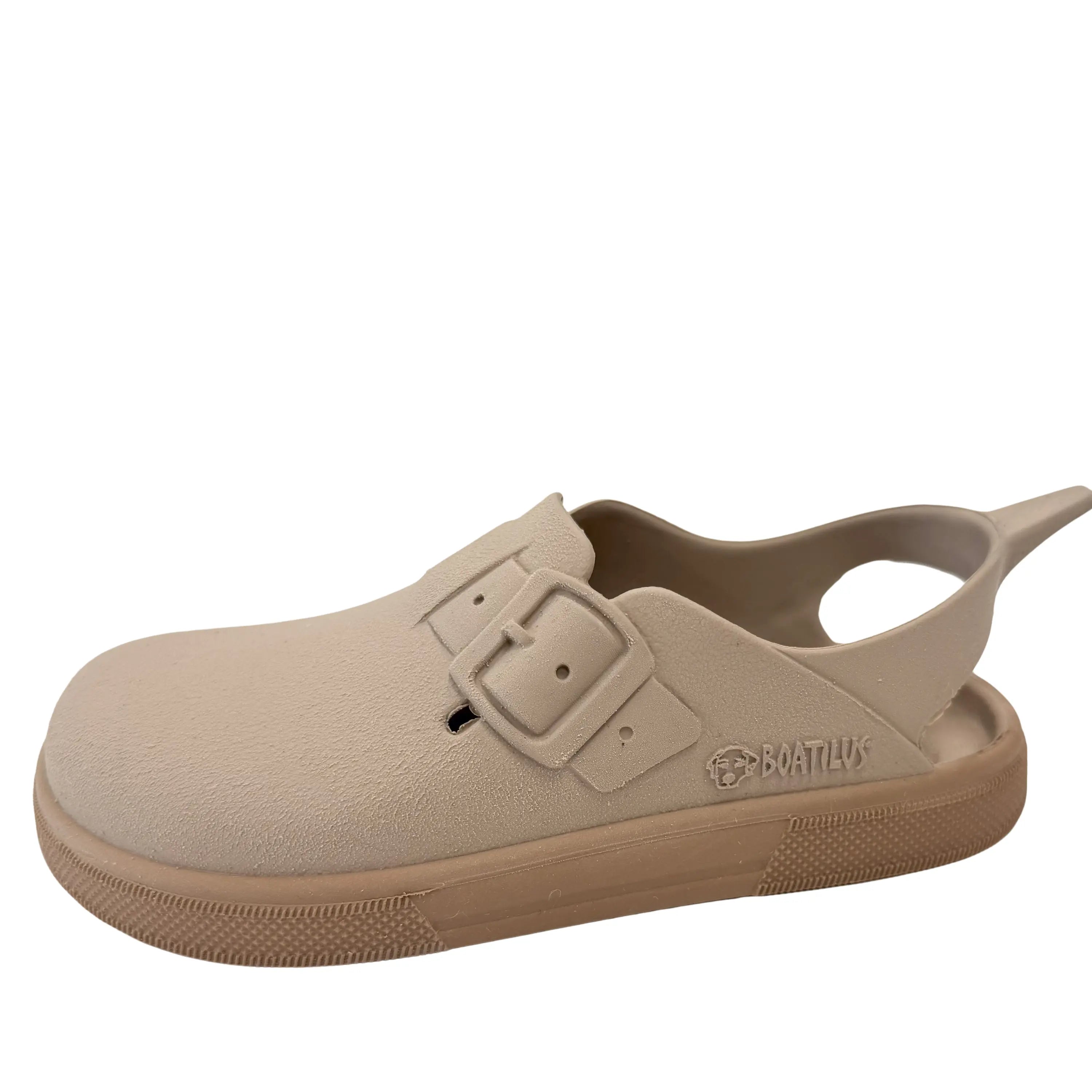 Sabots de Plage enfant Barefoot Bostveg Brushed Sand Beige Boatilus