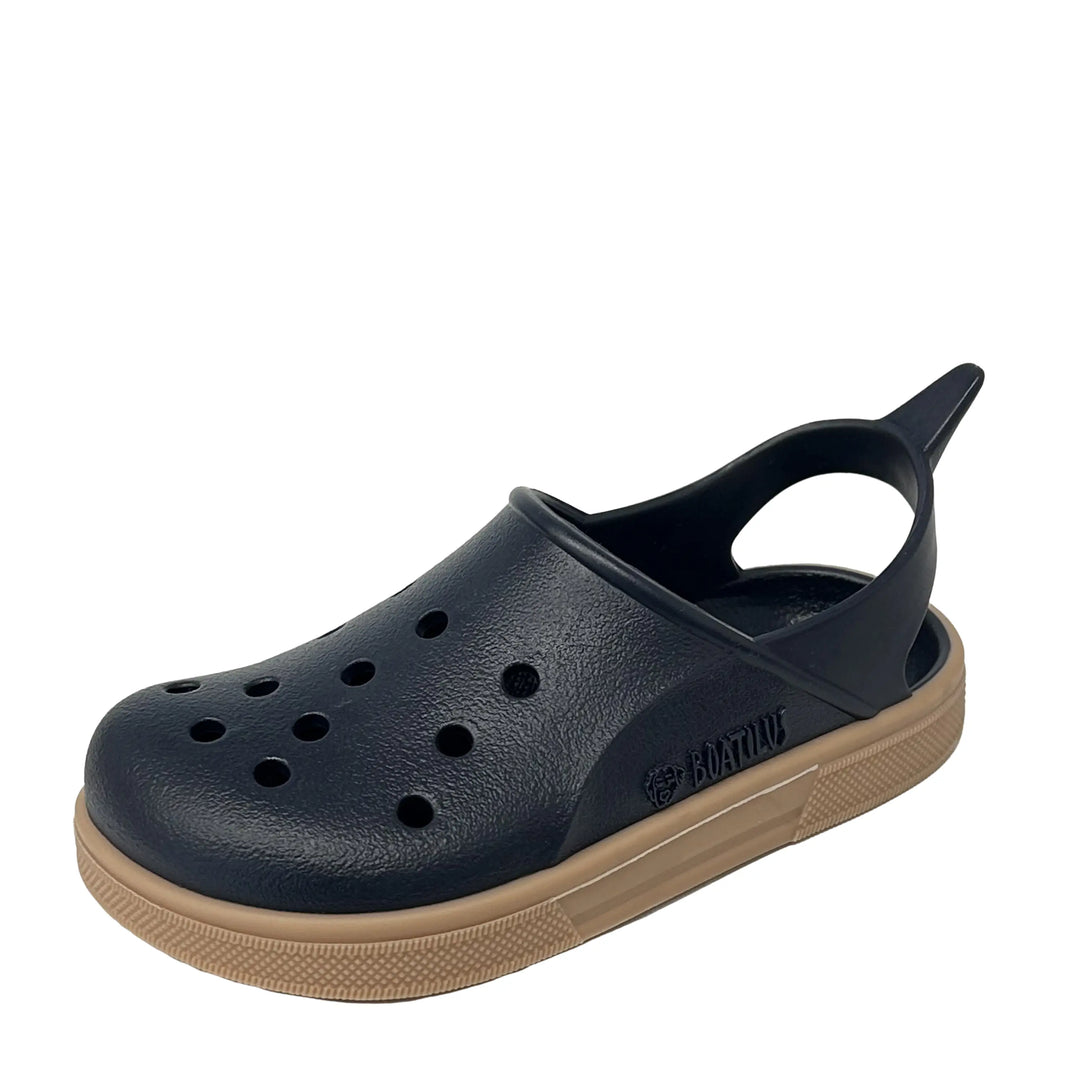 Sabots de Plage enfant Barefoot Cloggy Navy Boatilus