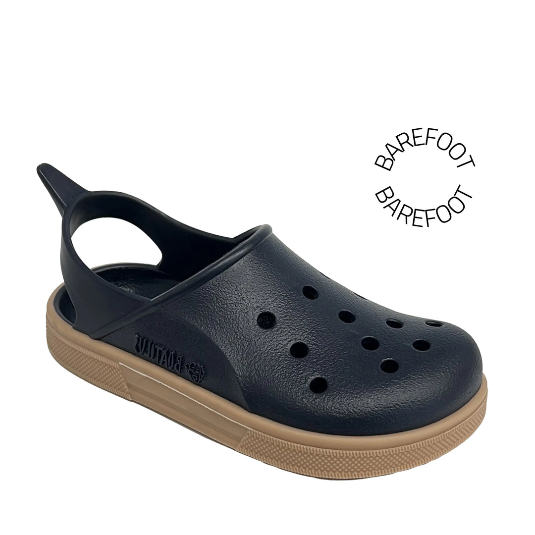 Sandales de Plage Barefoot Cloggy Navy Beige Boatilus