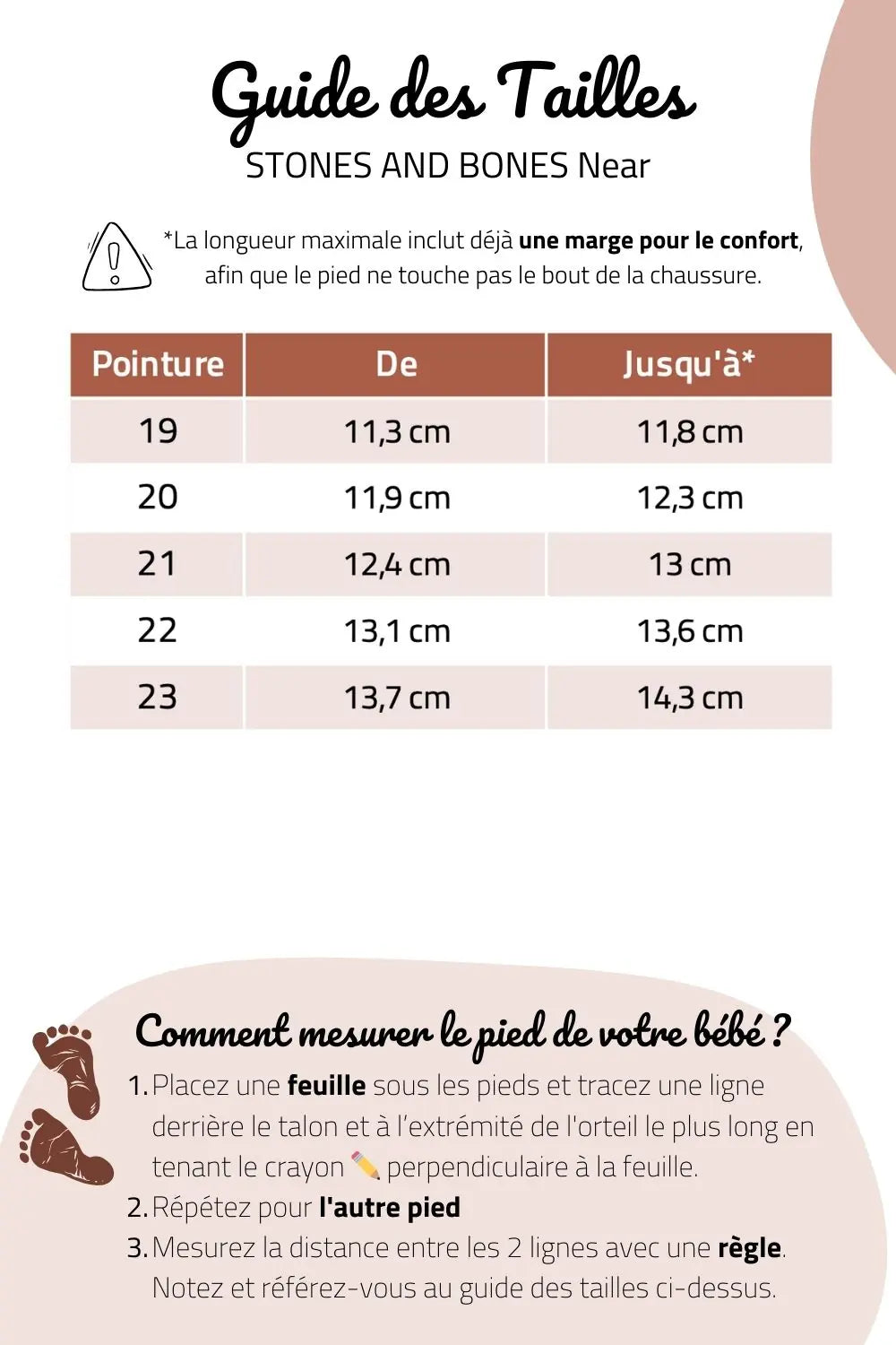 guide des tailles