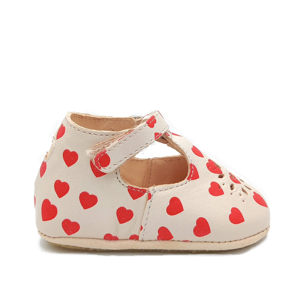 EASY PEASY Chaussons My Lillyp ma petite pointure #couleur_lotus-imprime-coeur