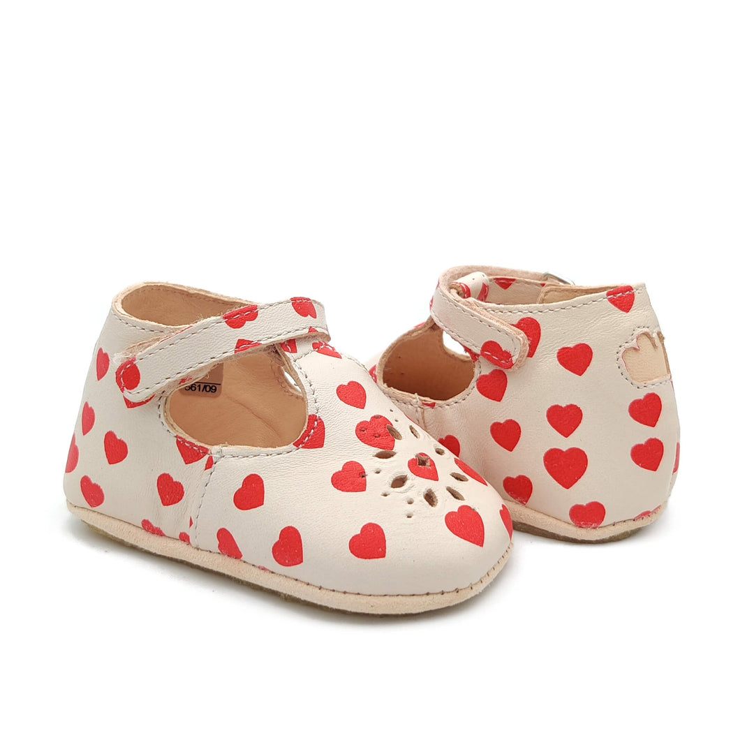 EASY PEASY Chaussons My Lillyp ma petite pointure #couleur_lotus-imprime-coeur